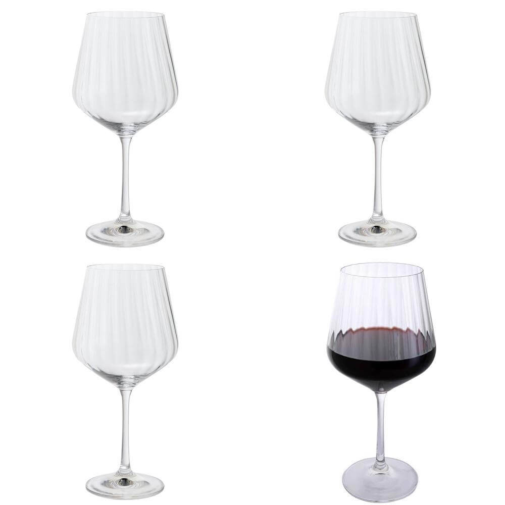 Dartington Cheers! Optic Set of 4 Goblets
